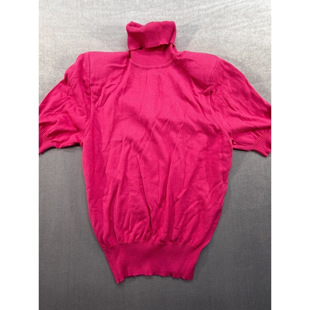 Vintage Scalera Made in‎ Italy Women Sweater Cotton Pink Size Small